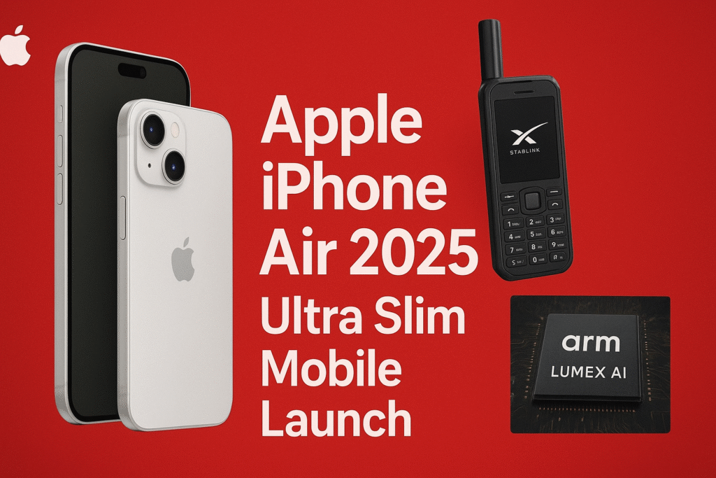 Apple के iPhone Air जैसे प्रीमियम, अल्ट्रा-थिन स्मार्टफोन का बाजार में आगमन