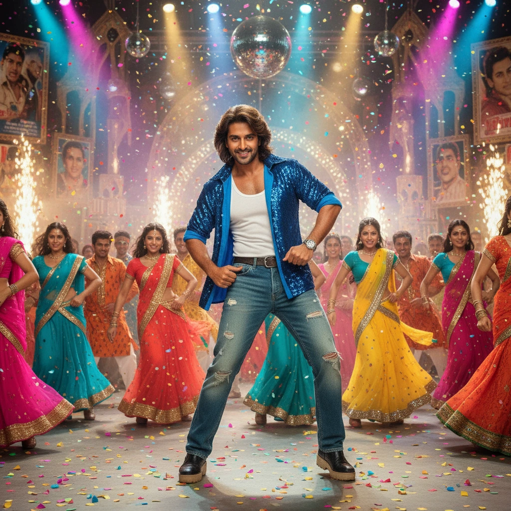 BOBBY DEOL performing in ‘Duniya Haseeno Ka Mela’ 1997 song scene