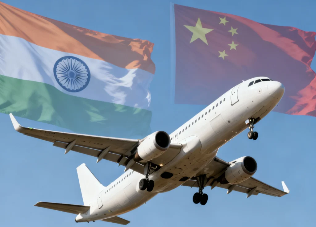 भारत-चीन हवाई संपर्क फिर से शुरू
